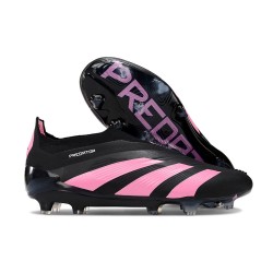 adidas Predator Elite Senza Lacci FG Nero Rosa