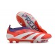 adidas Predator Elite Senza Lacci FG Rosso Bianco