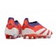 adidas Predator Elite Senza Lacci FG Rosso Bianco