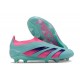 adidas Predator Elite Senza Lacci FG Blu Rosa