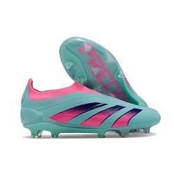 adidas Predator Elite Senza Lacci FG Blu Rosa