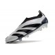 adidas Predator Elite Senza Lacci FG Argento Nero