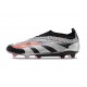 adidas Predator Elite Senza Lacci FG Nero Argento Rosso