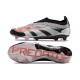 adidas Predator Elite Senza Lacci FG Nero Argento Rosso