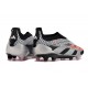 adidas Predator Elite Senza Lacci FG Nero Argento Rosso