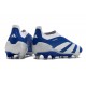 adidas Predator Elite Senza Lacci FG Blu Bianco