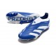 adidas Predator Elite Senza Lacci FG Blu Bianco