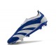 adidas Predator Elite Senza Lacci FG Blu Bianco