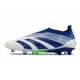 adidas Predator Elite Senza Lacci FG Bianco Blu Verde