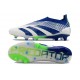 adidas Predator Elite Senza Lacci FG Bianco Blu Verde