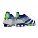 adidas Predator Elite Senza Lacci FG Bianco Blu Verde