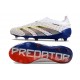 adidas Predator Elite Senza Lacci FG Bianco Nero Blu Rosso