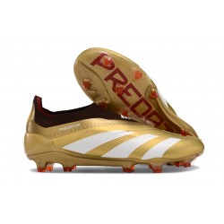 adidas Predator Elite Senza Lacci FG Oro Rosso