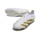 adidas Predator Elite Senza Lacci FG Bianco Oro