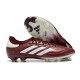 adidas Copa Pure II Elite + FG Pelle Ombra Rosso Bianco Team Giallo Solare