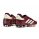 adidas Copa Pure II Elite + FG Pelle Ombra Rosso Bianco Team Giallo Solare