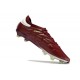 adidas Copa Pure II Elite + FG Pelle Ombra Rosso Bianco Team Giallo Solare