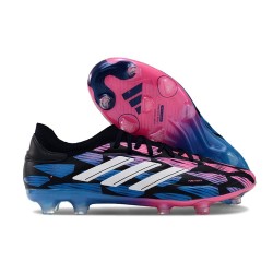 adidas Copa Pure II Elite + FG Pelle Inchiostro Legend Ftwr Bianco Solar Rosa