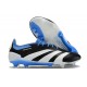 Scarpe adidas Predator 24 Elite FG Nero Bianco Blu