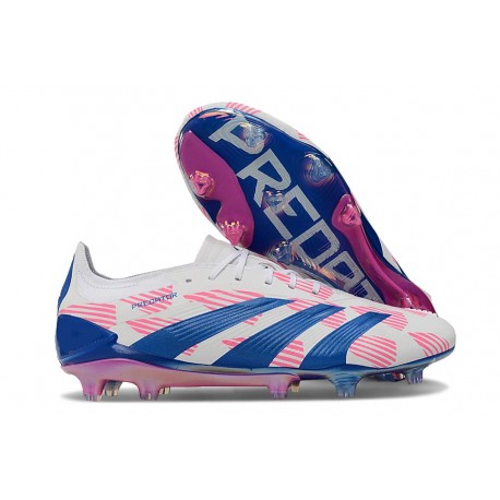 Scarpe adidas Predator 24 Elite FG Bianco Rosa Blu