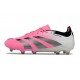 Scarpe adidas Predator 24 Elite FG Rosa Bianco Nero