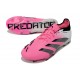 Scarpe adidas Predator 24 Elite FG Rosa Bianco Nero