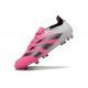 Scarpe adidas Predator 24 Elite FG Rosa Bianco Nero