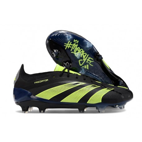 Scarpe adidas Predator 24 Elite FG Nero Verde