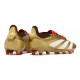 Scarpe adidas Predator 24 Elite FG Oro Bianco Rosso