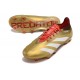 Scarpe adidas Predator 24 Elite FG Oro Bianco Rosso