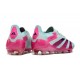 Scarpe adidas Predator 24 Elite FG Almost Blu Lucid Rosa Semi Giallo Solare