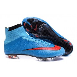 Cristiano Ronaldo Scarpette da Calcio Nike Mercurial Superfly FG ACC Blu Rosso