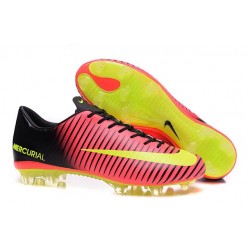 Nuovo Scarpa Calcetto Nike Mercurial Vapor 11 FG Rosso Giallo