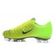 Nuovo Scarpa Calcetto Nike Mercurial Vapor 11 FG Verde Nero