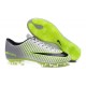 Nuovo Scarpa Calcetto Nike Mercurial Vapor 11 FG Metallico Nero Verde