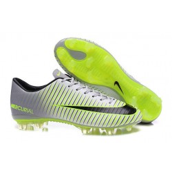 Nuovo Scarpa Calcetto Nike Mercurial Vapor 11 FG Metallico Nero Verde