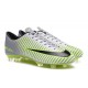 Nuovo Scarpa Calcetto Nike Mercurial Vapor 11 FG Metallico Nero Verde