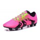 Scarpe da Calcetto 2016 Uomo Adidas X 15.1 FG/AG Rosa Nero