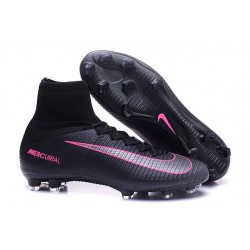 Scarpa Cristiano Ronaldo Nike Mercurial Superfly V FG Nero Rosa