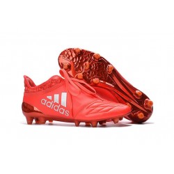 Nuove 2016 Adidas X 16+ Purechaos FG Scarpe da Calcetto Arancio Metallico