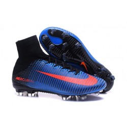 Scarpa Cristiano Ronaldo Nike Mercurial Superfly V FG Blu Nero Rosso