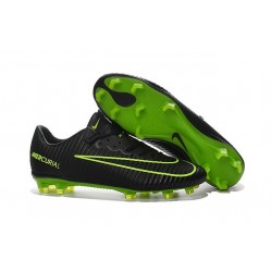 Nuovo Scarpa Calcetto Nike Mercurial Vapor 11 FG Nero Verde