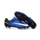 Nuovo Scarpa Calcetto Nike Mercurial Vapor 11 FG Blu Bianco Nero