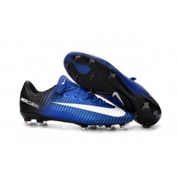 Nuovo Scarpa Calcetto Nike Mercurial Vapor 11 FG Blu Bianco Nero