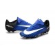 Nuovo Scarpa Calcetto Nike Mercurial Vapor 11 FG Blu Bianco Nero