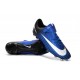 Nuovo Scarpa Calcetto Nike Mercurial Vapor 11 FG Blu Bianco Nero