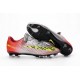 Nuovo Scarpa Calcetto Nike Mercurial Vapor 11 FG Metallico Rosso Giallo