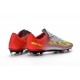 Nuovo Scarpa Calcetto Nike Mercurial Vapor 11 FG Metallico Rosso Giallo