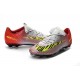 Nuovo Scarpa Calcetto Nike Mercurial Vapor 11 FG Metallico Rosso Giallo