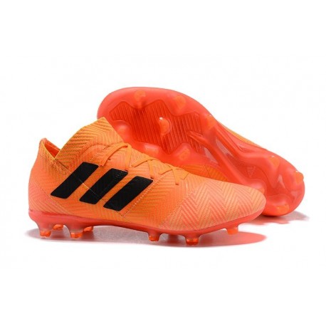 Adidas Nemeziz Messi 18.1 FG Scarpa Coppa del Mondo - Arancio Nero